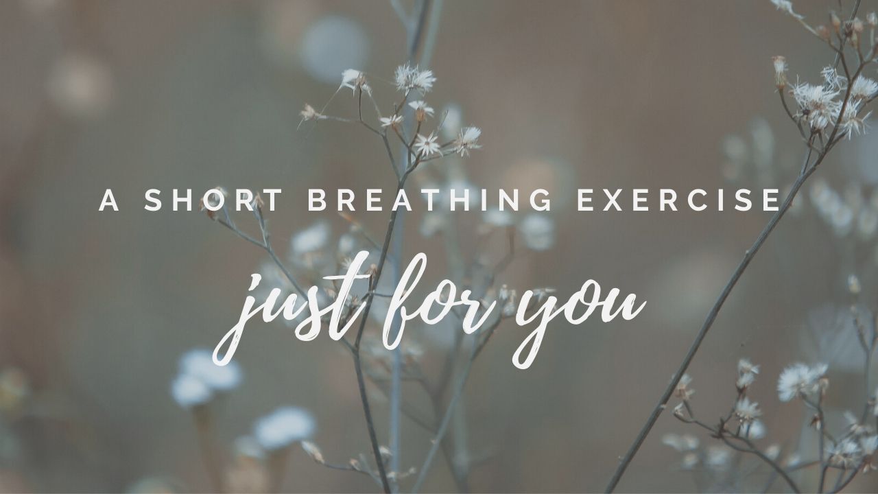 a short breathing exercise