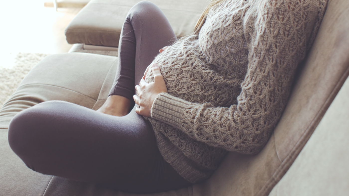 pregnant on sofa Covid-19 Pandemic Diaries - Not A Hero